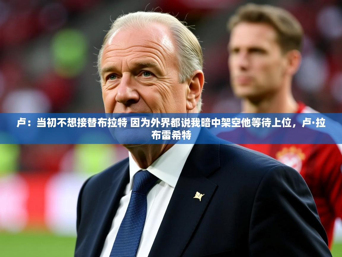 2025安博体育入口官方卢：当初不想接替布拉特 因为外界都说我暗中架空他等待上位，卢·拉布雷希特  第4张